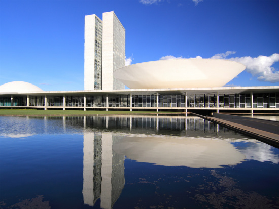 Brazilian Congress buildings by gary yim via Shutterstock