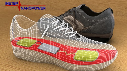 A new in-shoe device is designed to harvest the energy that is created by walking, and sto...